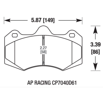 Тормозные колодки Mybrake rs29 состав Apracing CP7040D61