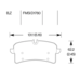Задние тормозные колодки POWERSTOP Z23-1780 Porsche, Audi и Bentley
