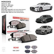 Задние Тормозные Колодки AMG GLC E63 Powerstop NXE-2047 со скотчем