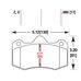Тормозные колодки Mybrake Street APRacing  STR6600 CP6600D55