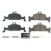 Передние тормозные колодки AUDI Q5/A4/A6 POWERSTOP Z23-1897