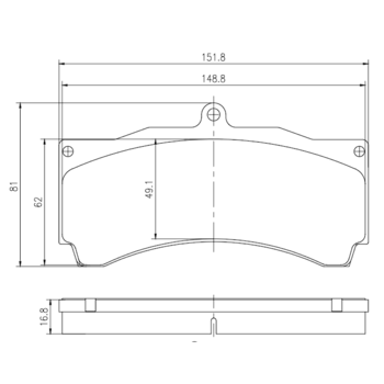 Тормозные колодки Mybrake Race JBT CB6 HPB BP806 Трековый состав