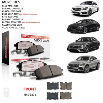 Передние Тормозные Колодки AMG GLC E63 Powerstop NXE-1871 со скотчем