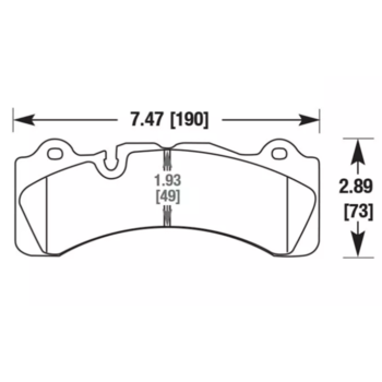 Тормозные колодки Mybrake Street состав Brembo GT6 узкая колодка STR3099