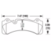 Тормозные колодки Mybrake Street состав Brembo GT6 узкая колодка STR3099