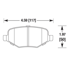 Задние тормозные колодки Ford Explorer Edge z36-1377