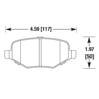 Задние тормозные колодки Ford Explorer Edge z36-1377