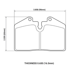 Тормозные колодки Mybrake STR задние StopTech задн.LC200, LX570 4поршн. ST41