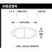 Колодки тормозные HB294P.646 HAWK SuperDuty; 17mm
