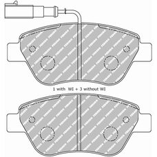 FDS1466 DS PERFOMANCE Колодки для ALFA ROMEO MiTo, FIAT Stilo, OPEL Corsa