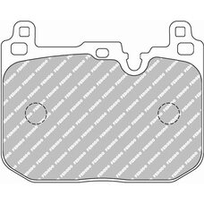 FDS4611 DS PERFOMANCE Колодки для BMW 1 (F20), (F21), BMW 3 (F30), (F31), (F34), BMW 4 (F32) Brembo