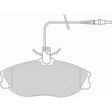 FDS1063 DS PERFOMANCE Колодки для CITROEN XSARA (N1), PEUGEOT 40, PEUGEOT 607 (9D, 9U)