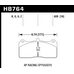 Колодки тормозные HB764U.658 HAWK DTC-70; AP Racing CP7555D70 17mm