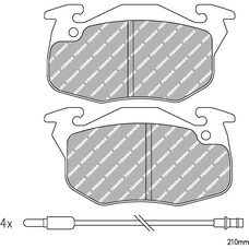 FDS729 DS PERFOMANCE Колодки для CITROEN Saxo, PEUGEOT 106