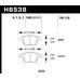 Колодки тормозные HB538Z.760 HAWK PC передние  Audi A4 8E, A6 4F, A8 4E