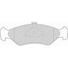 FDS1082 DS PERFOMANCE Колодки для FORD Fiesta 3/4, FORD Ka, MAZDA 121