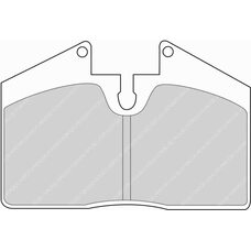 FDS451 DS PERFOMANCE Колодки для FERRARI 512, F512M, PORSCHE 911, 928, 944, 968,993