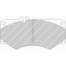 FRP3078H DS2500 Колодки для суппорта CL Brakes 5015W58T17, RACING FITMENT Ferrari Challenge 3.6 ->Rear, Adaptable to Tarox Caliper