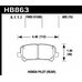 Колодки тормозные HB863B.605 HAWK HPS 5.0 Honda Pilot  задние