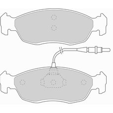 FDS876 DS PERFOMANCE Колодки для CITROEN Saxo, Xsara, PEUGEOT 106, 306