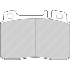 FCP646H DS2500 Колодки для MERCEDES 190, 300, 320, 400, 420, 500, E320, E320, E430, SL24, SL280, SL500, SL600