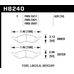 Колодки тормозные HB240F.620 HAWK HPS
