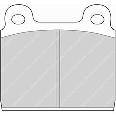 FDS11 DS PERFOMANCE Колодки для ALFA ROMEO 2000, FERRARI, MERCEDES, 200, 220, 230, PORSCHE 911