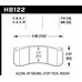 Колодки тормозные HB122G.980 HAWK DTC-60  ALCON CAR89 / AP RACING / Stop Tech ST-60