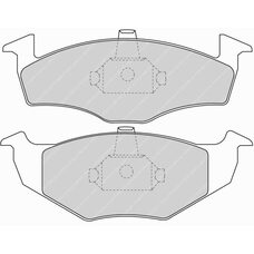 FDS1101 DS PERFOMANCE Колодки для MERCEDES E-Class, SEAT Arosa, Ibiza II, SKODA Fabia, VOLKSWAGEN Golf, Jetta, POLO, Vento