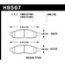 Колодки тормозные HB567Y.694 HAWK LTS  передние INFINITI QX56 / Nissan Armada, Pathfinder до 2006 г.