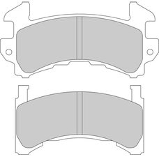 FRP3058R DS3000 Колодки для CHEVROLET Camaro, berlinetta ,Iroc,Z28, Monte Carlo,Malibu, Z28 single piston, PONTIAC Cataline, Firebird, Grand Prix