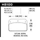 Колодки тормозные HB100L.480 HAWK MT-4  ALCON PNF0084X284 / WILWOOD Dynalite