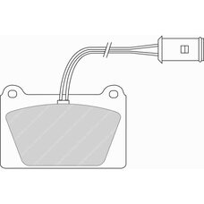FDS840 DS PERFOMANCE Колодки для MG Metro