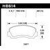 Колодки тормозные HB614U.600 HAWK DTC-70 Toyota 15 mm