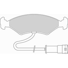 FDS212 DS PERFOMANCE Колодки для FERRARI Mondial, FORD Escort, Fiesta, Sierra