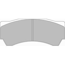 FDSR3081 DS PERFOMANCE Колодки для суппорта ALCON PNF4497x607, Monoblock 6 caliper