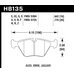 Колодки тормозные HB135V.770 HAWK HT-14 передние BMW 5 (E34) / 7 (E32) / M3 3.0 E36