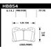 Колодки тормозные HB854Z.721 HAWK PC Lexus LS460  передние