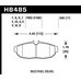 Колодки тормозные HB485EE.656 HAWK Blue 42; Mustang (Rear) 17mm