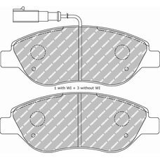 FDS1468 DS PERFOMANCE Колодки для ALFA ROMEO MiTo, FIAT Bravo II, LANCIA Delta III