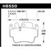 Колодки тормозные HB550R.634 HAWK Street Race; 16mm