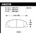 Колодки тормозные HB218R.583 HAWK Street Race передние Honda
