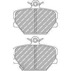 FDS1162 DS PERFOMANCE Колодки для MCC Smart For two, For four