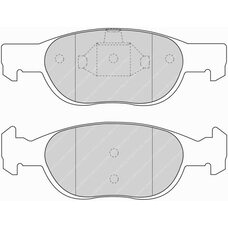 FDS1160 DS PERFOMANCE Колодки для FIAT Punto, LANCIA Y