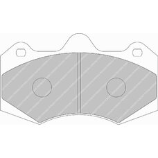 FDSR3084 DS PERFOMANCE Колодки для HOLDEN Commodore, McLaren MP4, MONARO, AP RACING CP7040D61