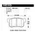 Колодки тормозные HB145G.570 HAWK DTC-60 Acura/Honda (Rear) 14 mm