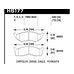 Колодки тормозные HB177G.630 HAWK DTC-60 Dodge 16 mm