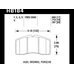 Колодки тормозные HB184U.787 HAWK DTC-70 Porsche 20 mm