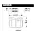 Колодки тормозные HB198G.685 HAWK DTC-60 Porsche 18 mm