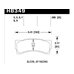 Колодки тормозные HB349U.980 HAWK DTC-70; Acura/Honda (Rear) 25mm